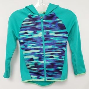 Green Under Armour Full Zip Hoodie